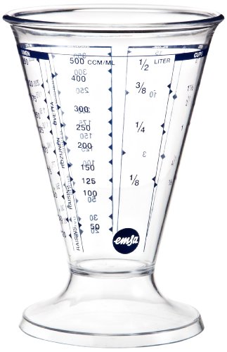 Messbecher, 0,5 Liter, transparent