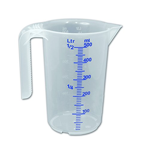 Messbecher 500ml transparent