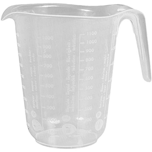 Messbecher, 1 Liter, transparent, Polypropylen