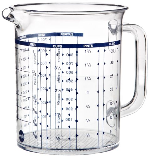 Messbecher, 1 Liter, transparent
