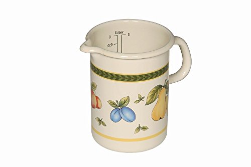 RIESS KELOmat „Country – Obstgarten” Emaille Küchenmaß 10 cm Ø